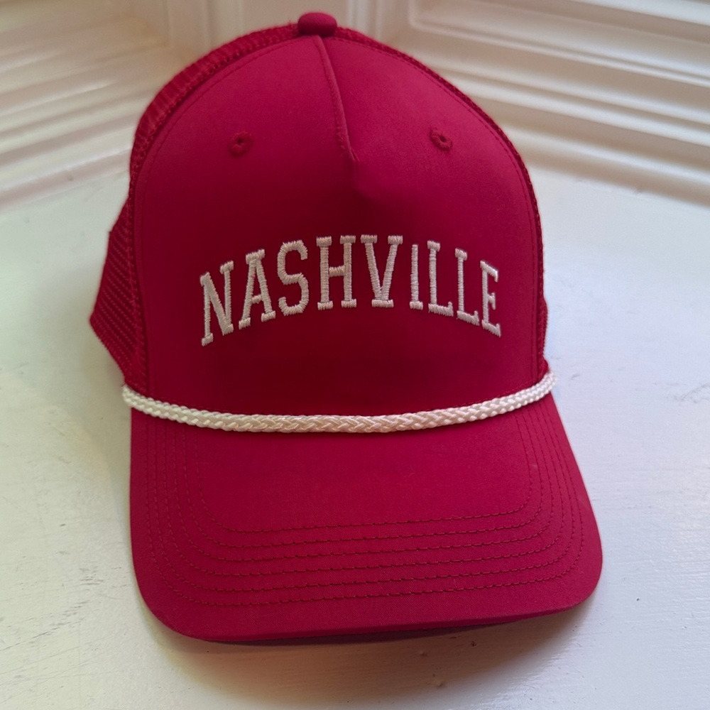 Red Nashville Legacy Trucker Hat